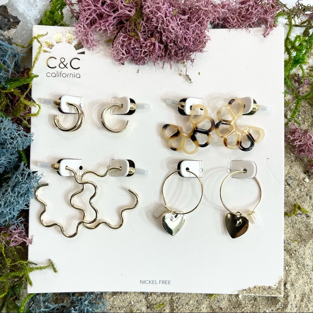C&C California Set Of Women’s Earrings